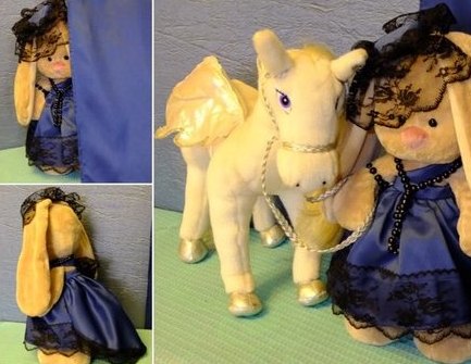 Зайка Ми. Дама в синем